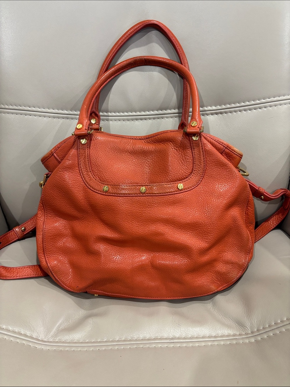 Tory Burch Amanda Pebbled Leather Hobo - Picture 2 of 4